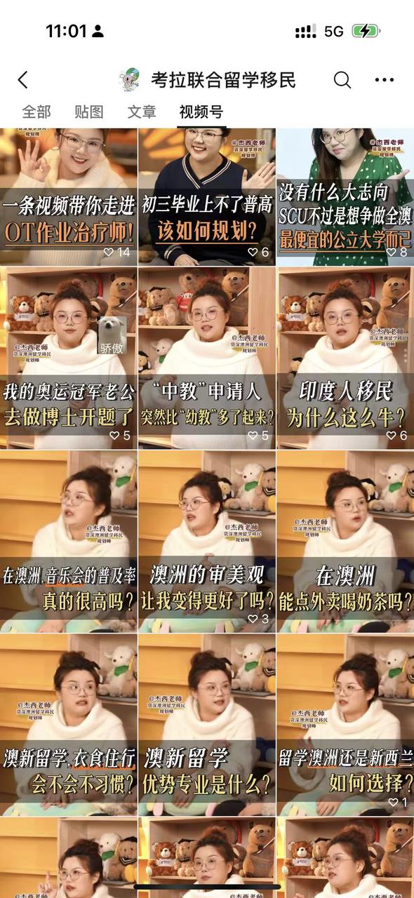 考拉联合留学移民 视频号